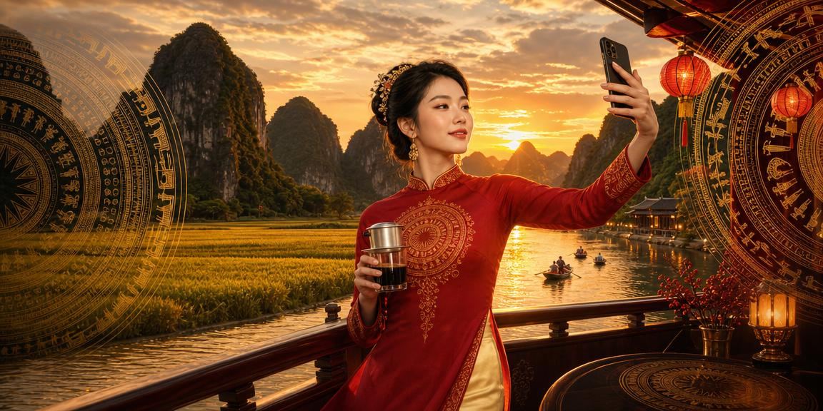 Người dùng tại Ninh Bình thưởng thức cà phê và tham gia giải trí trực tuyến
